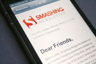 Smashing Magazine's newsletter