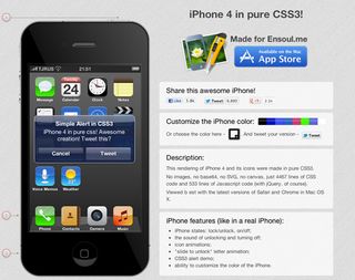 CSS images: iPhone 4