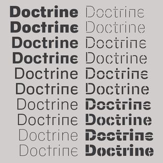 Doctrine typeface