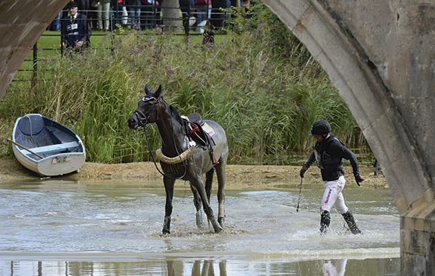 Michael Jung (GER) riding FISCHERROCANA FST, during the Cross Country phase of The Land Rover Burghley Horse Trials near Stamford in Lincolnshire, UK, on 5th September 2015