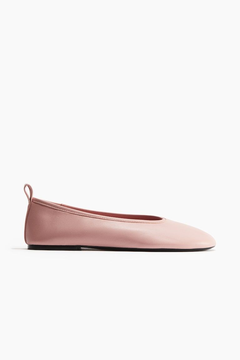 Leather Ballet Pumps