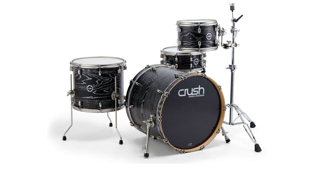 The matte black and silver finish is complemented by the satin coated hardware