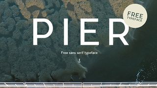 Free font: Pier