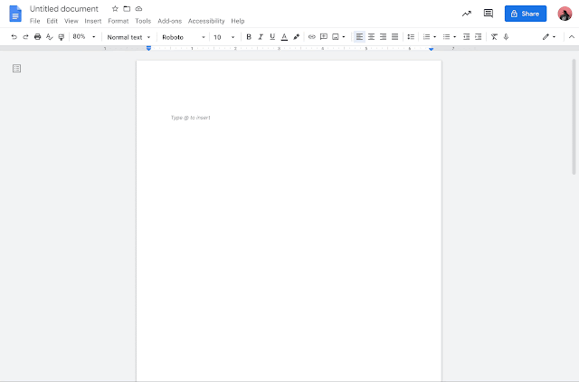 Google Docs and Gmail email draft