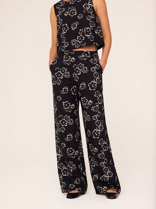 Rina Sketch Floral Trousers