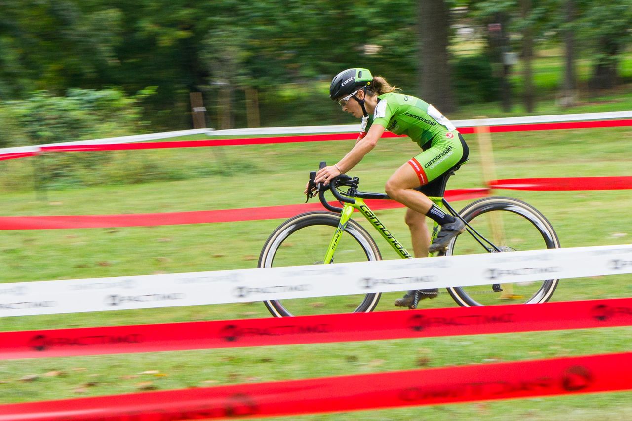 Kaitlin Keough (Cannondale) rides to the win