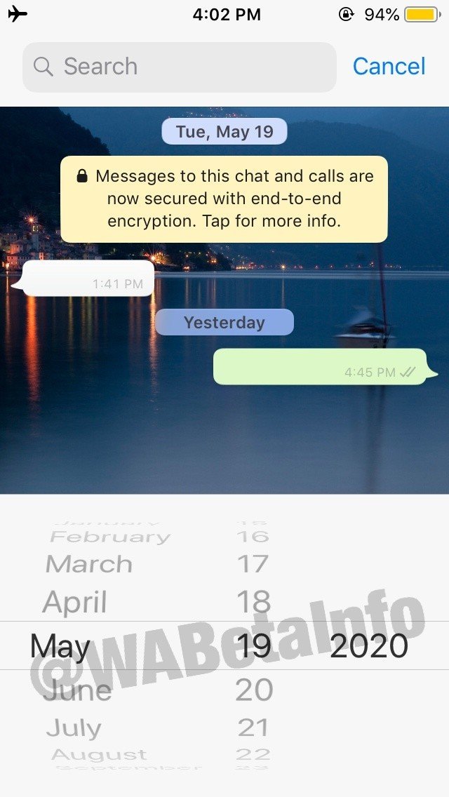 Whatsapp Search By Date