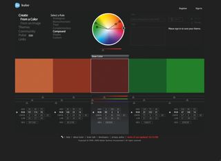 Kuler provides huge scope for editing colour schemes