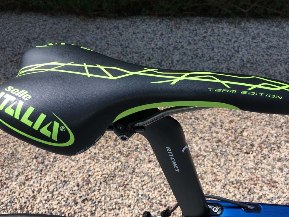 A team issue Selle Italia saddle