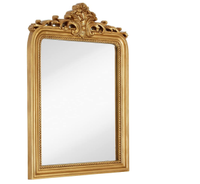 Hamilton Hills Top Gold Baroque Wall Mirror for &nbsp;$209.99, at Amazon