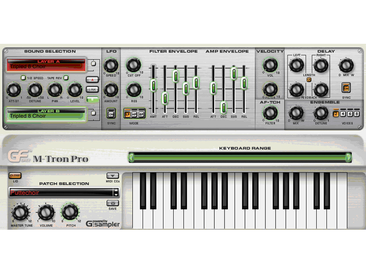 M-Tron Pro shares a number of features with the Virtual String Machine.