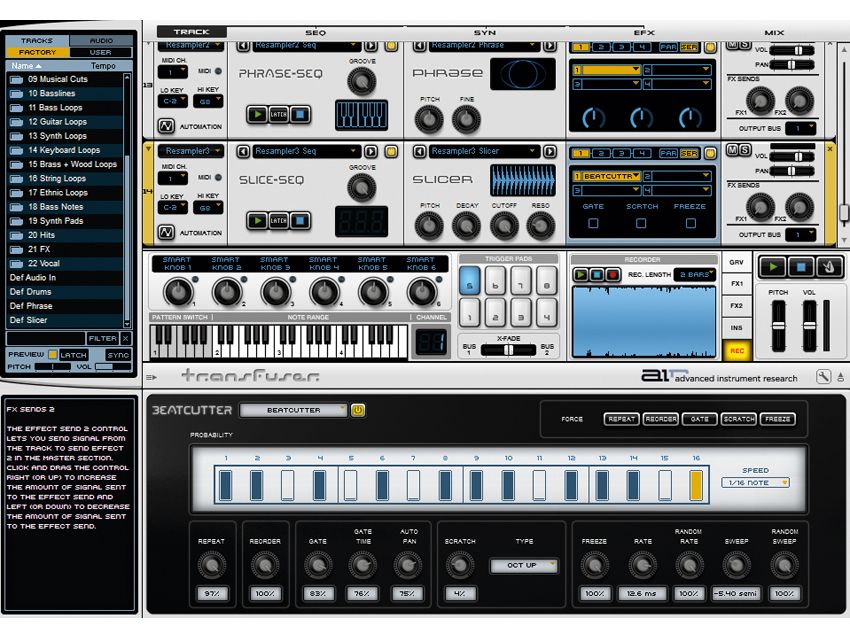 Making MIDI controller assignments is easy.