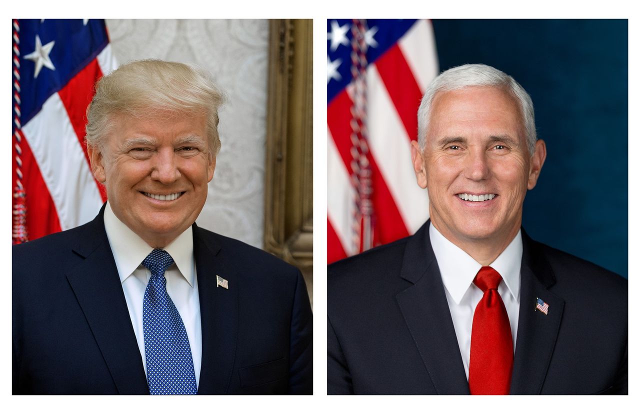 Official POTUS and VPOTUS portraits.