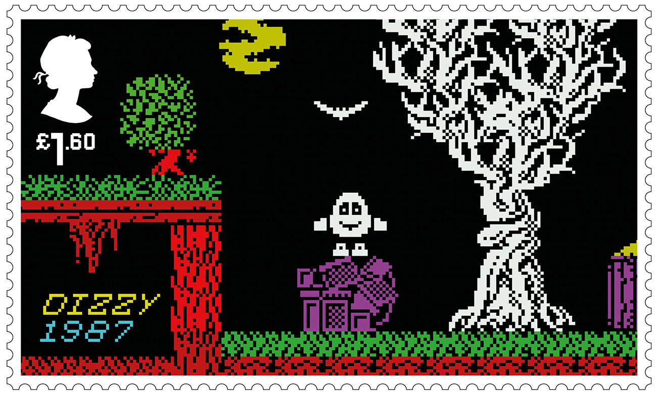 Royal Mail retro gaming stamps: Dizzy