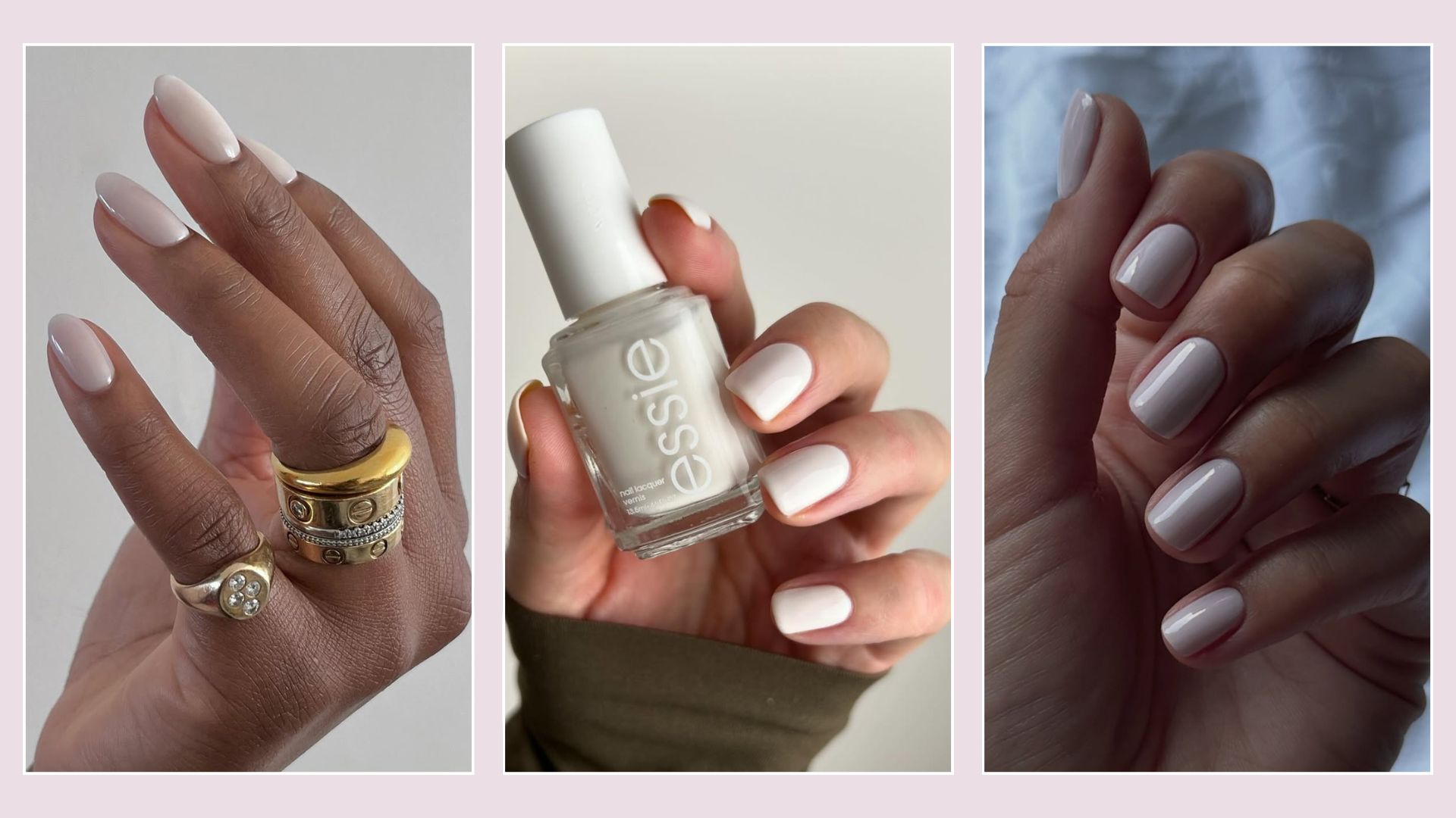 @paintedbyjools, @nailsncolour, @matejanova - marshmallow nail trend