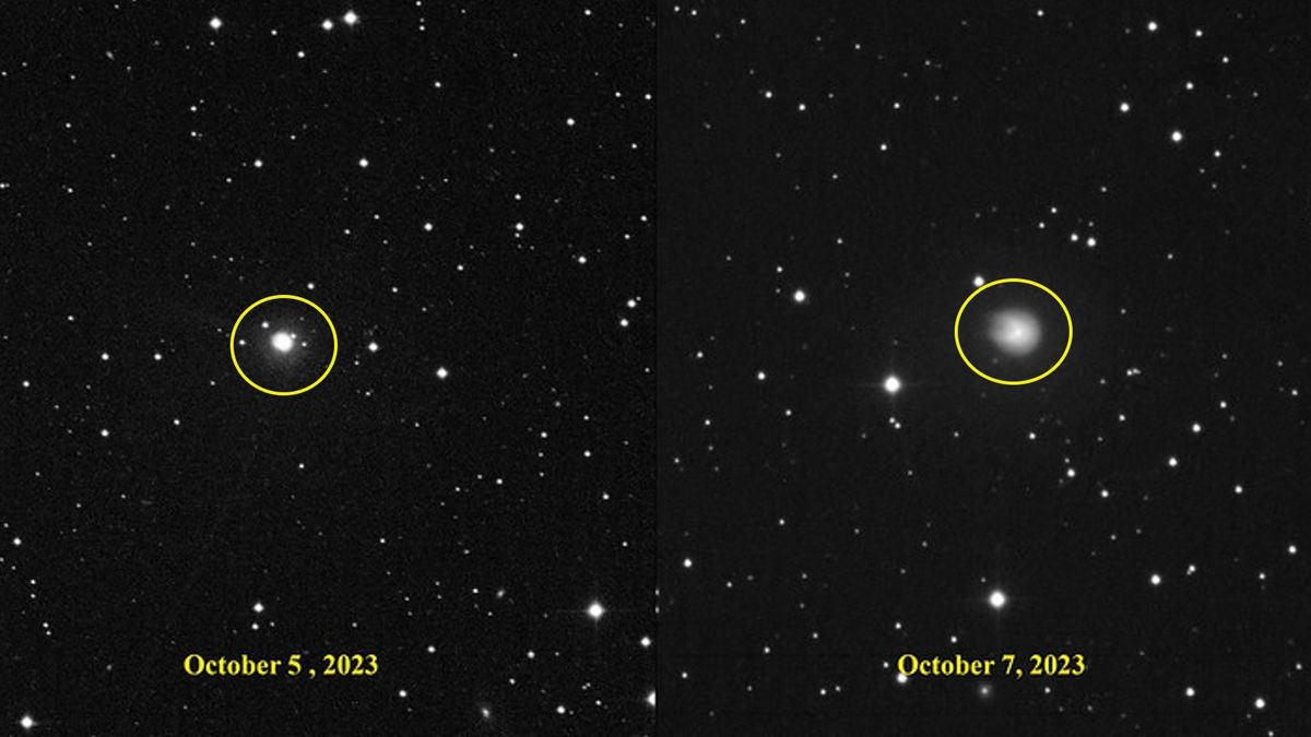 City Size Comet Regrows Horns After Massive Volcanic Eruption Space