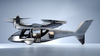 Left side view of the Vertical Aerospace Valo air taxi
