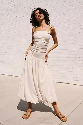 Liza Drop-Waist Midi