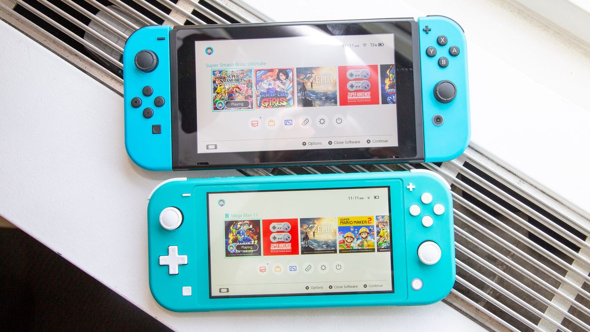 using switch and switch lite