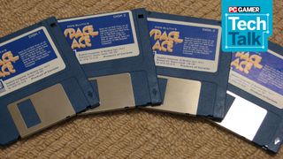 Space Ace floppies for Tech Talk