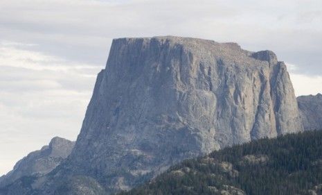 Residents in parts of Wyoming&amp;#039;s Green River Basin (pictured) have been urged to restrict outdoor activities due to drastically rising levels of smog.