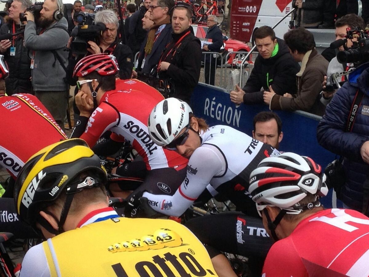 Fabian Cancellara on the start line