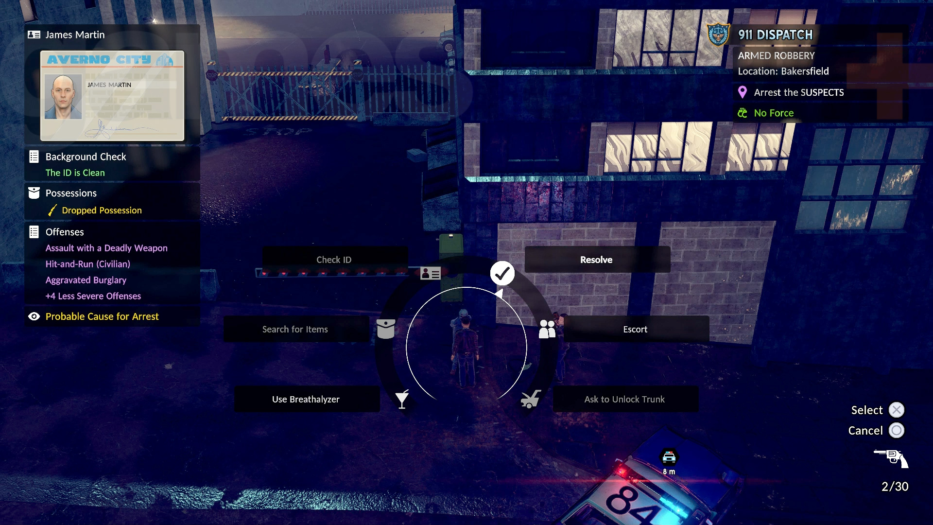 How to arrest suspects in The Precinct