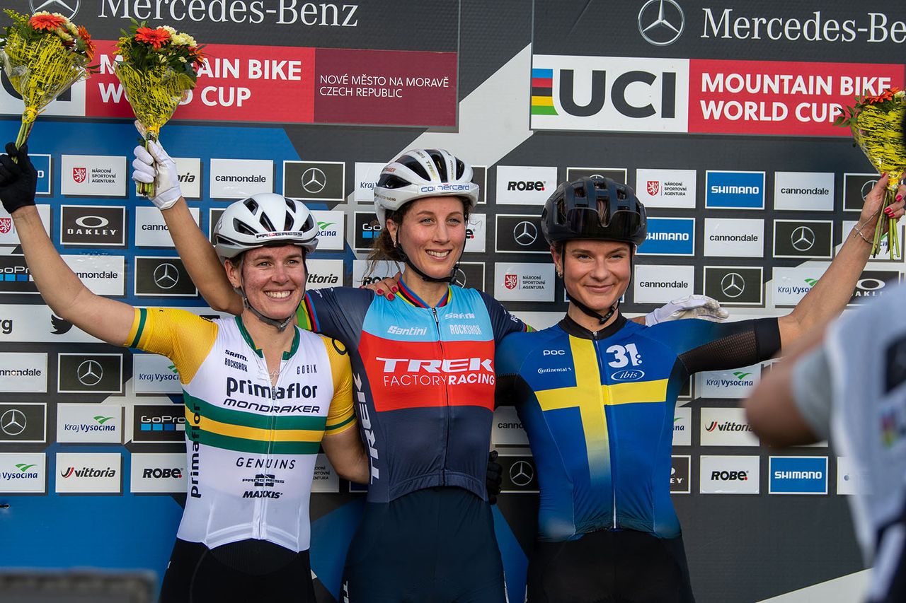 L to r: Rebecca McConnell, Jolanda Neff, Jenny Rissveds,
