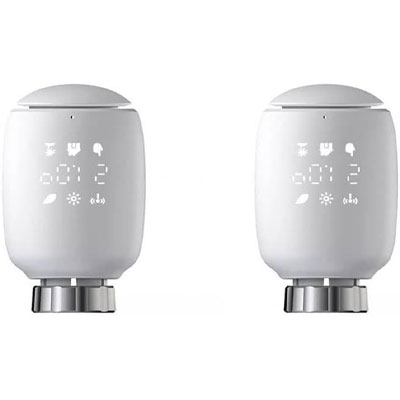 Pair of smart thermostatic radiator valves