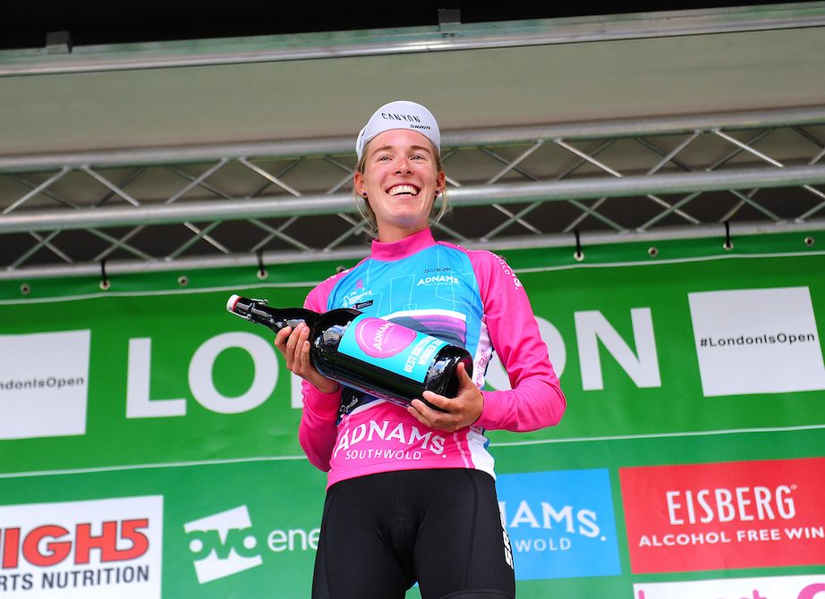Hannah Barnes, best British rider in the Ovo Energy Women's Tour
