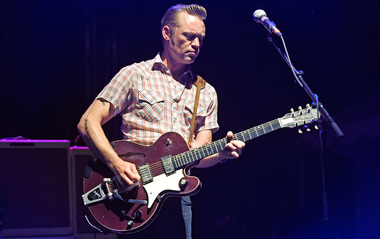 Xan McCurdy performs onstage with Cake at the 2019 Bellwether Music Festival at Renaissance Park in Waynesville, Ohio on August 9, 2019