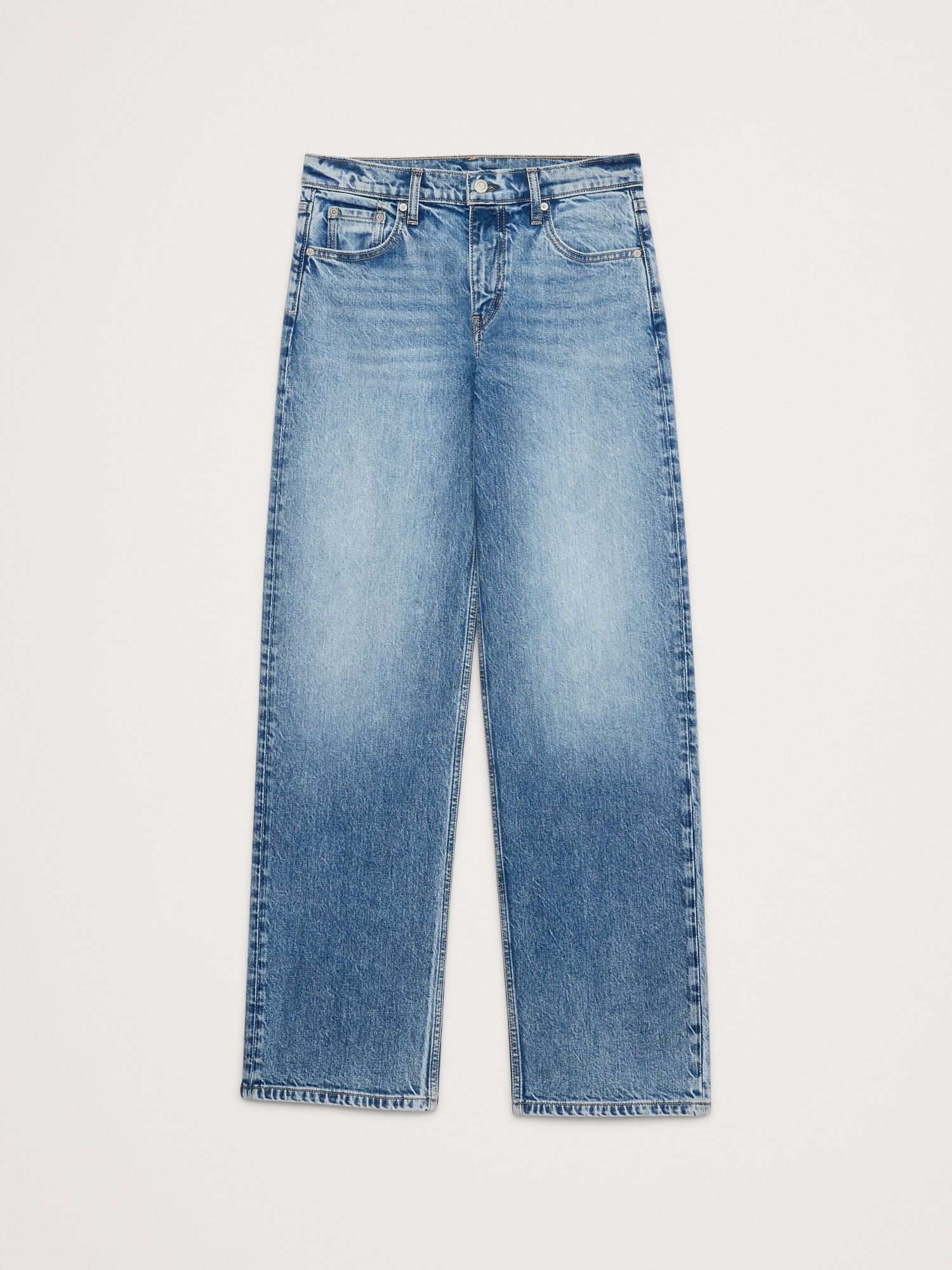 Mid-Rise 90s Loose Jean
