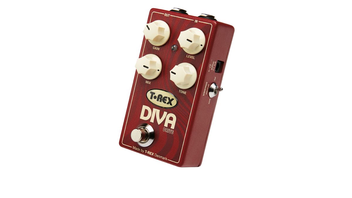 T-Rex Engineering Diva-Drive Guitar Distortion Effects Pedal with Blend