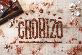 Chorizo typography