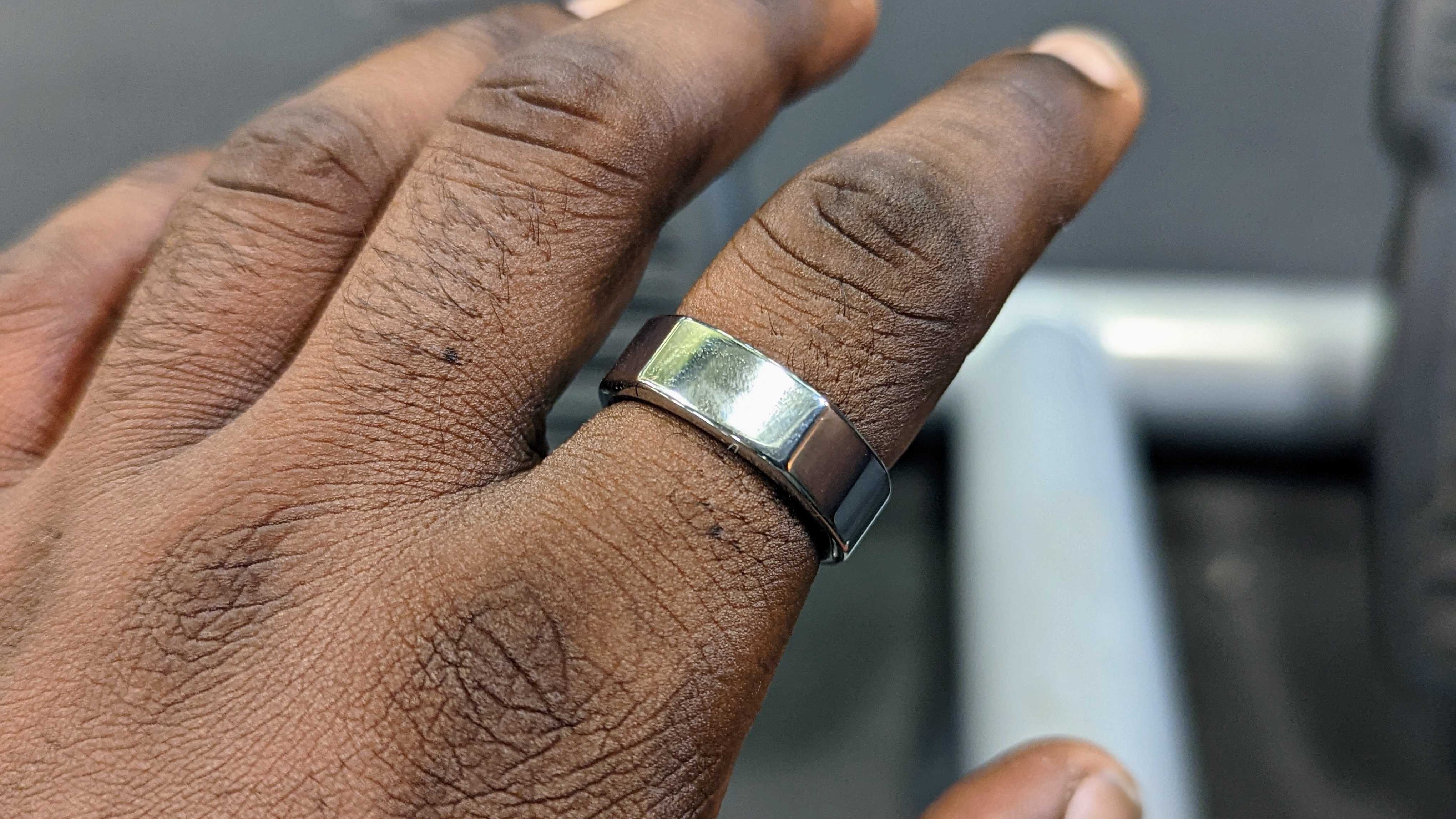 Oura Ring (Gen 3) on hand