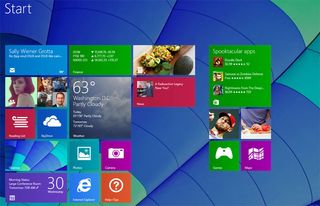 Windows 8.1 Review Start Screen