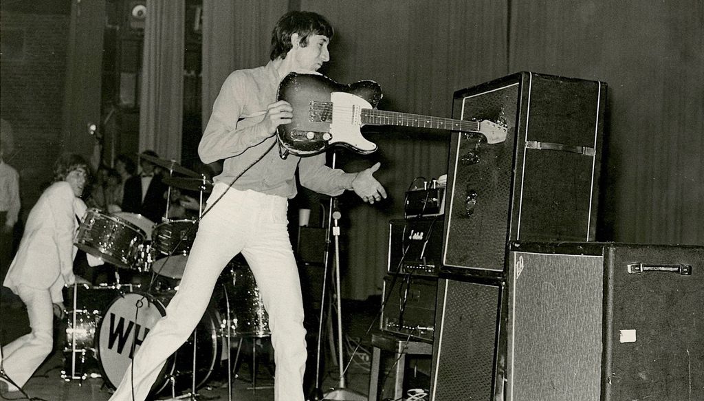 Pete Townshend had one guitar to smash so he'd fix it between shows ...