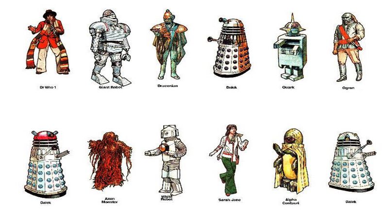 dr who classic figures