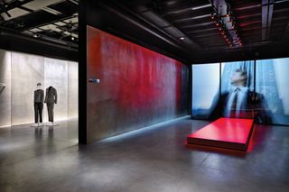 The Red Carpet room at the Giorgio Armani's Armani/Silos exhibition space in Milan