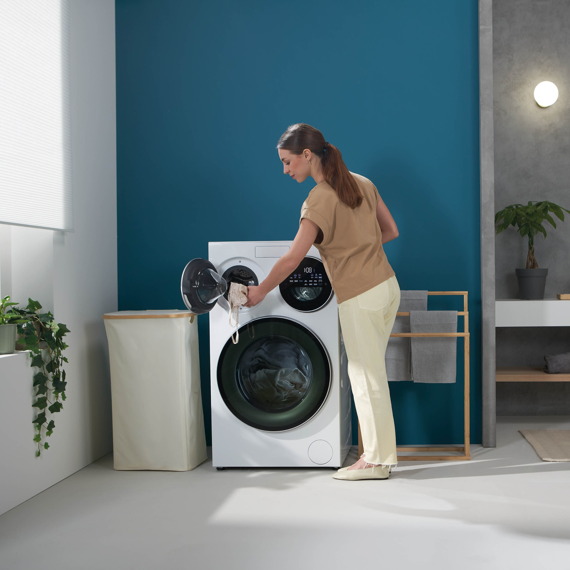 hoover multiwash in a laundry room bathroom
