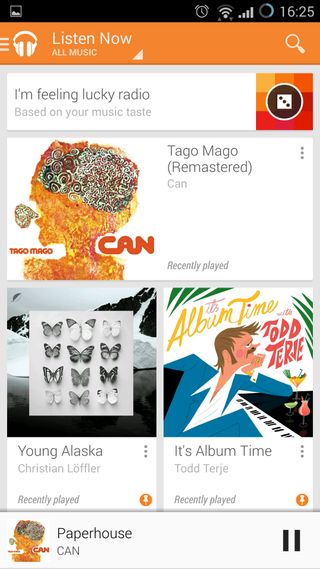 Google Music OnePlus One