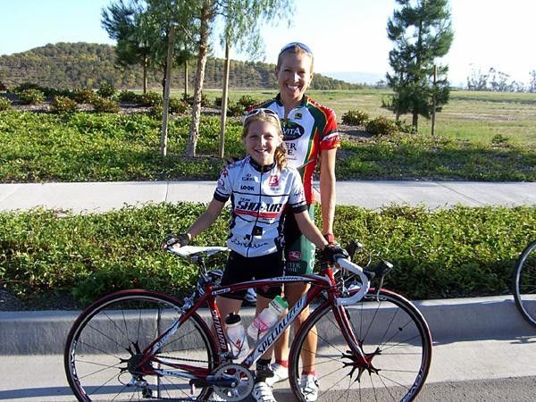 Millie Tanner with professional of Colavita, Dotsie Bausch