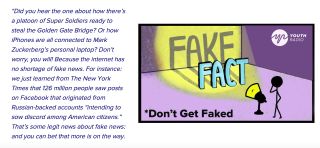 Digital Civics Toolkit screenshot: Fake Fact 