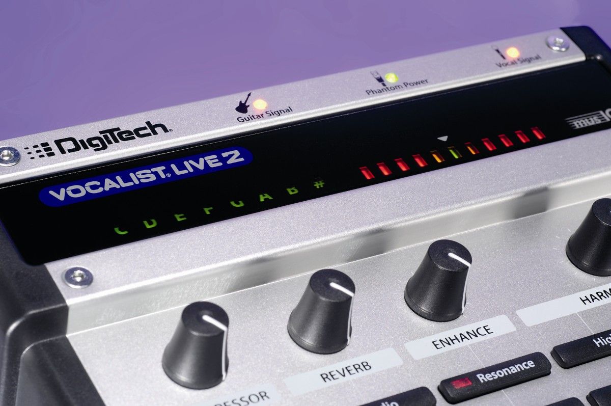 The Vocalist Live uses DigiTech's patent-pending musIQ technology
