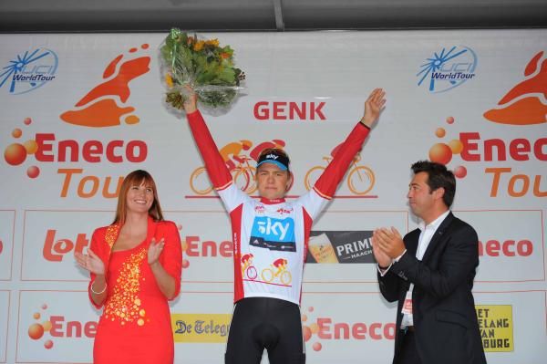 Edvald Boasson Hagen (Team Sky) ket the leader's jersey going into the final day