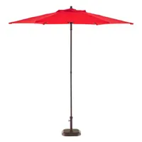 Hampton Bay 9 ft. Aluminum Market Crank and Auto-Tilt Patio Umbrella Hampton Bay 9 ft. Aluminum Market Crank and Auto-Tilt Patio Umbrella