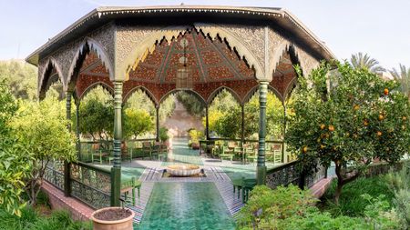 A Moorish Moroccan pergola 