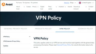 Avast SecureLine Privacy Policy