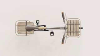aerial view of city e-bike concept designed by Benjamin Hubert and Layer