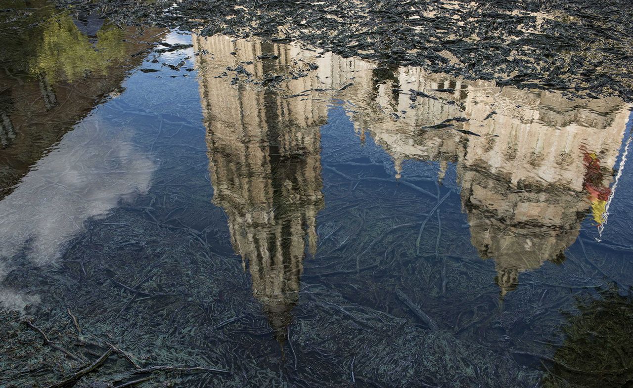 Cristina Iglesias, Tres Aguas, Town Hall-Square, Toledo, 2014.